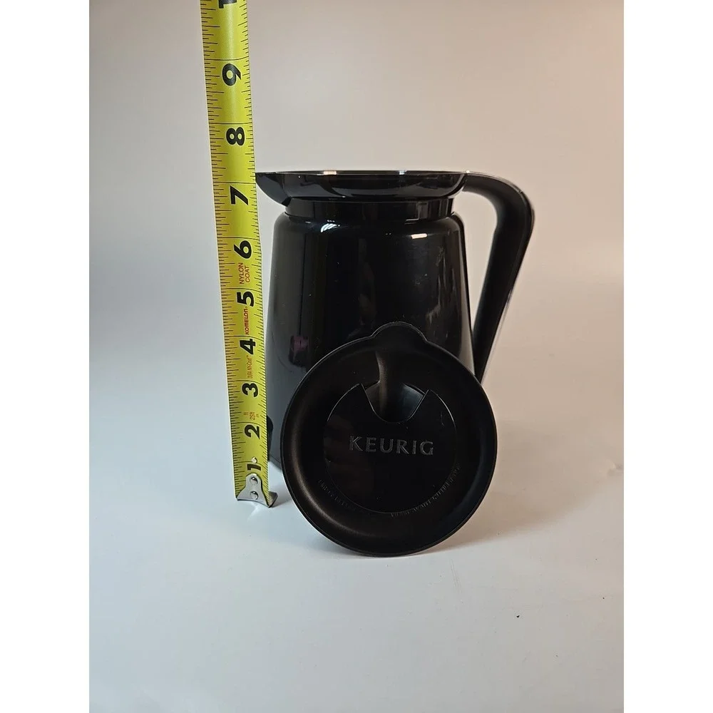 KEURIG 2.0 K-Carafe Thermal Coffee Pot Black With Silver‎ Handle 4 Cup/ 32 OZ